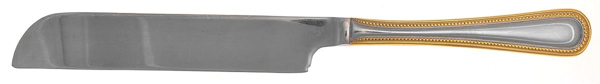 Pearl-Gold Accent (Stainless) Cake Slicer Solid Piece by International Silver-1