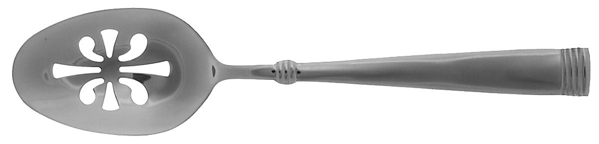 Palisades (Stainless) Pierced Tablespoon (Serving Spoon) by International Silver-1