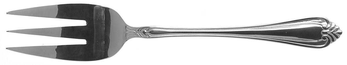 Tennison (Stainless) Medium Solid Cold Meat Serving Fork by International Silver-1