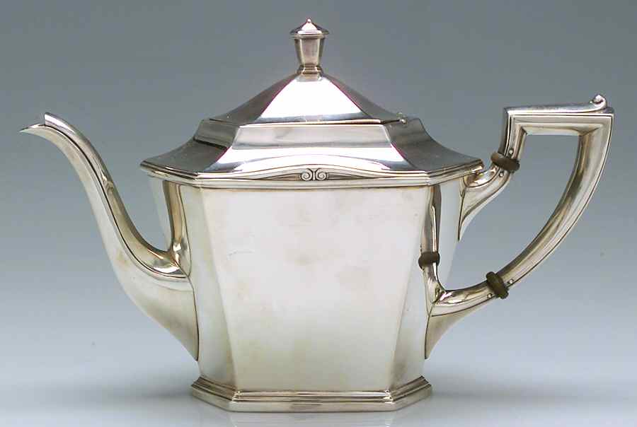 Theseum (Sterling, Hollowware) Teapot by International Silver-1