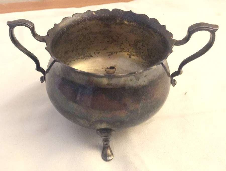 2477 (Silverplate, Hollowware) Silverplate Open Sugar Bowl by International Silver-1