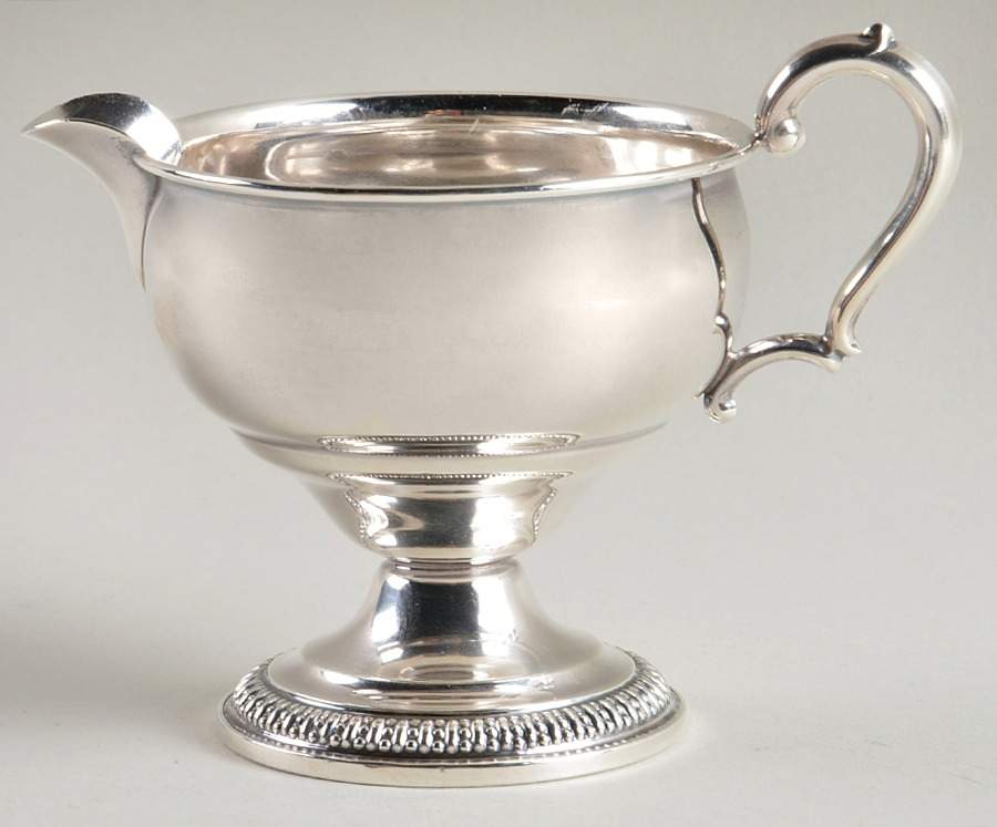 14A (Sterling Hollowware) Weighted Mini Creamer by International Silver-1