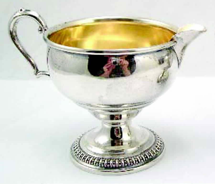 14A (Sterling Hollowware) Weighted Mini Creamer by International Silver-1
