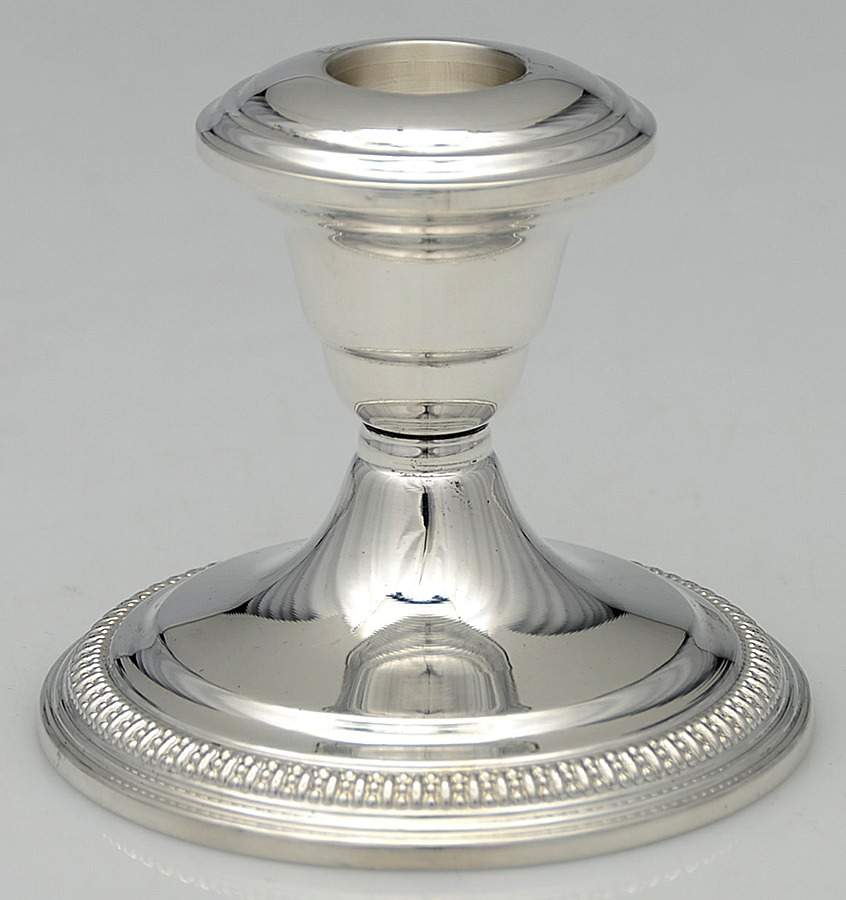 14A (Sterling Hollowware) 3" Weighted Candleholder by International Silver-1