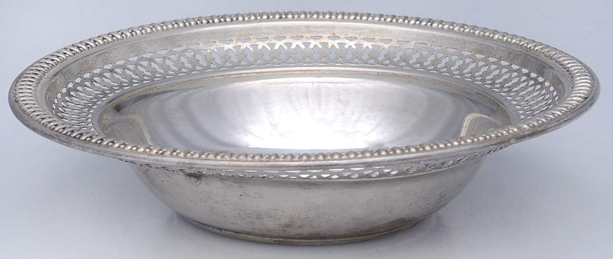 14A (Sterling Hollowware) 6" Bon Bon Bowl by International Silver-1
