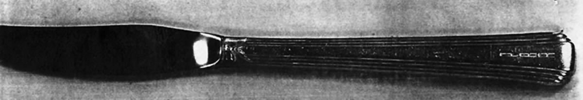 Pennsylvania Railroad (Silverplate) Grille Knife by International Silver-1