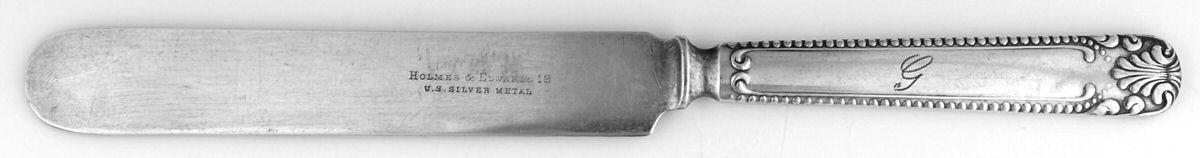 INS562 (Silverplate) Blunt Solid Knife by International Silver-1