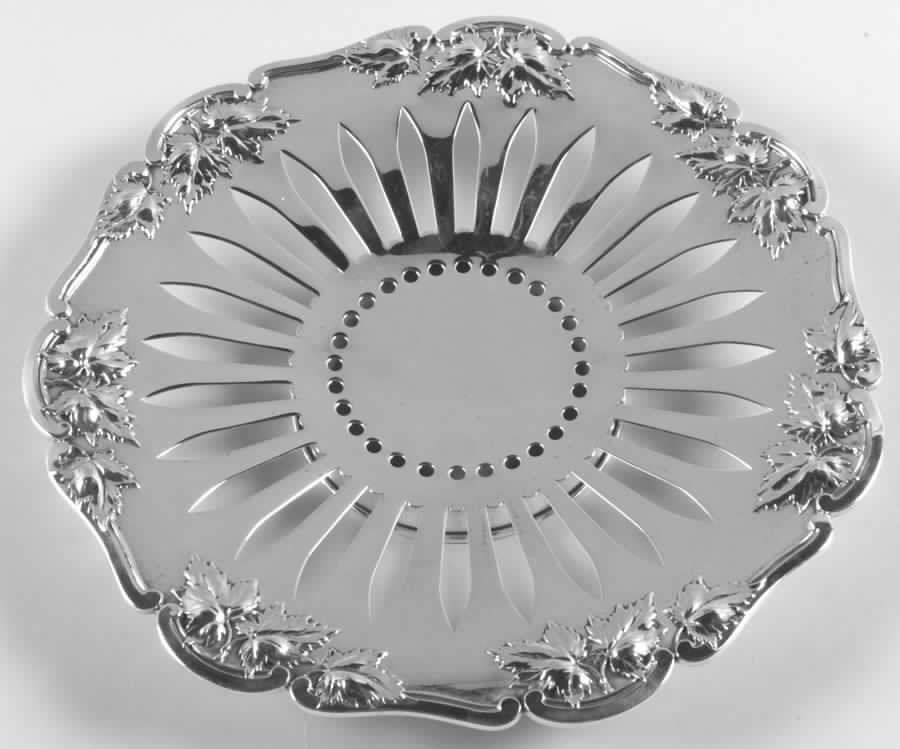 Edgewood (Sterling, Hollowware) Sterling Footed Cake Plate by International Silver-1