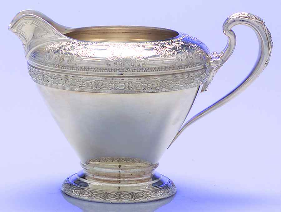 Normandie (Silverplate, 1887, Hollowware) Creamer by International Silver-1