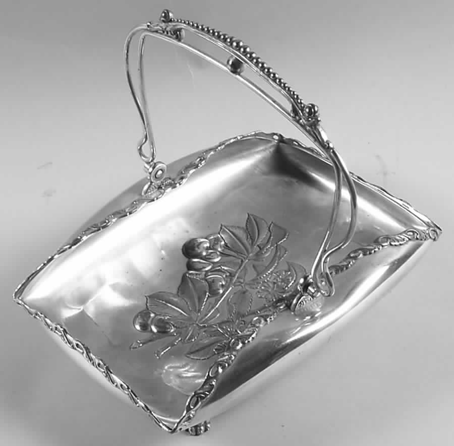 6714 (Silverplate, Hollowware) Footed Basket by International Silver-1