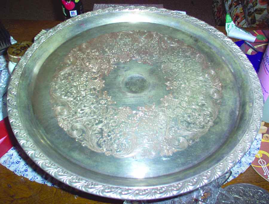 713 (Silverplate, Hollowware) Plated Chip & Dip No Bowl by International Silver-1