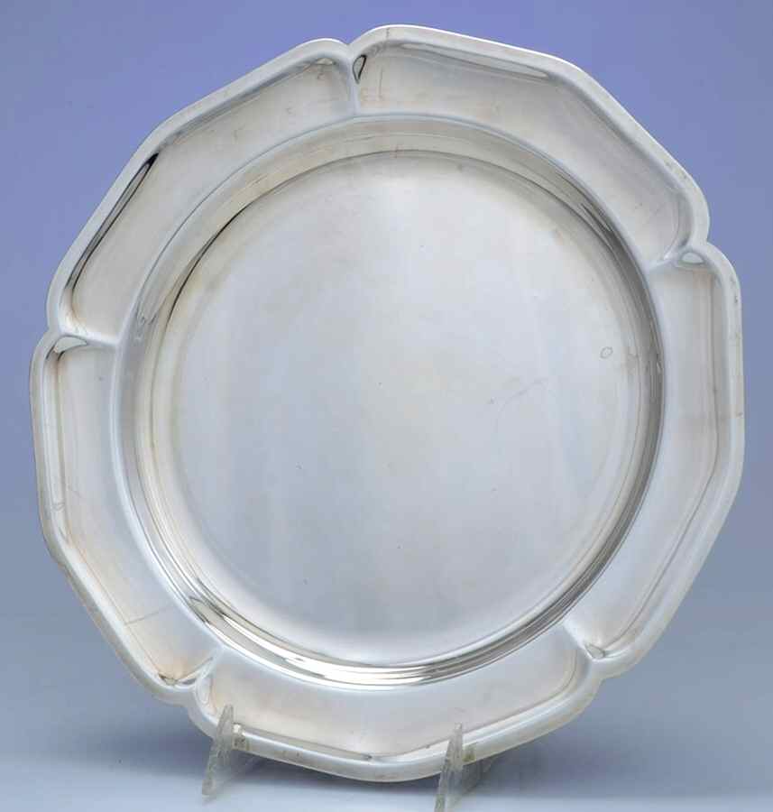 988 (Silverplate, Hollowware) 11" Sandwich Plate by International Silver-1