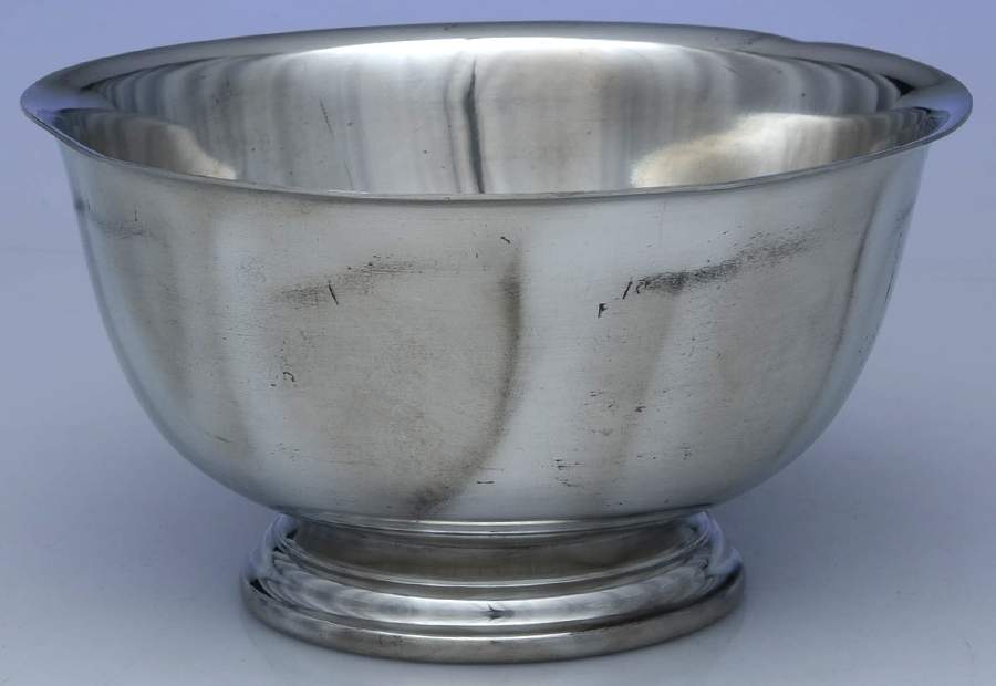 277 (Pewter, Hollowware) 7" Paul Revere Bowl by International Silver-1