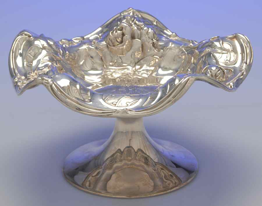 4100 (Sterling, Hollowware) Tall Compote by International Silver-1