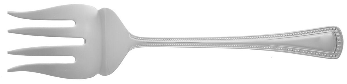 Precision (Stainless) Medium Solid Cold Meat Serving Fork by International Silver-1