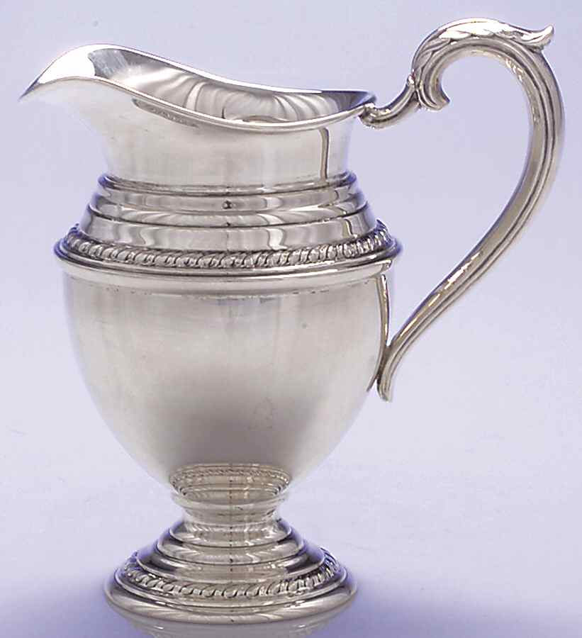 English Gadroon (Sterling, Hollowware) Creamer by International Silver-1