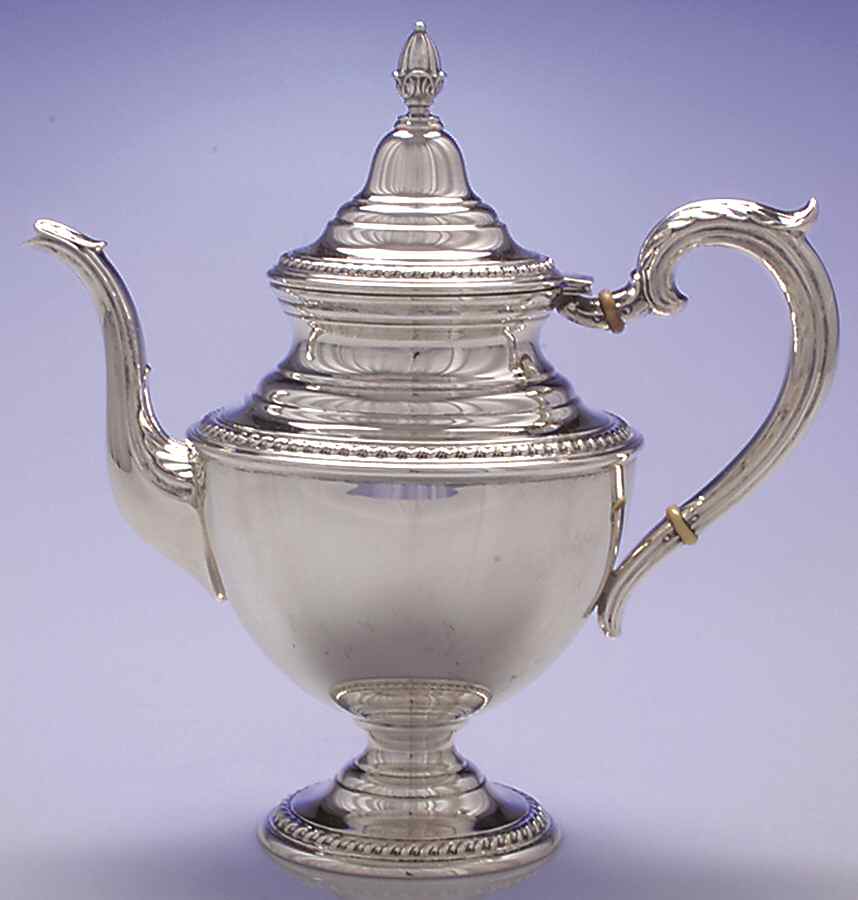 English Gadroon (Sterling, Hollowware) Teapot by International Silver-1