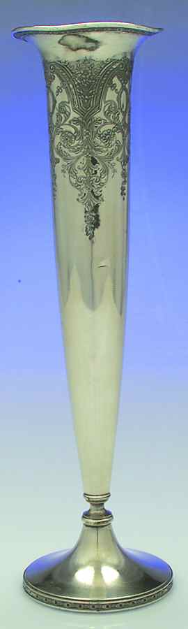 3580 (Silverplate, Hollowware) Plated Vase by International Silver-1