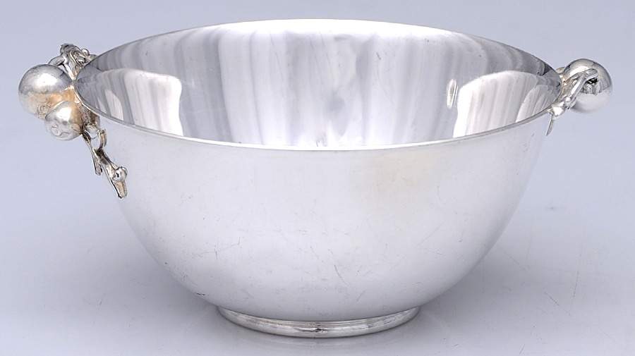 Apple Blossom (Silverplate, Hollowware) Waste Bowl by International Silver-1