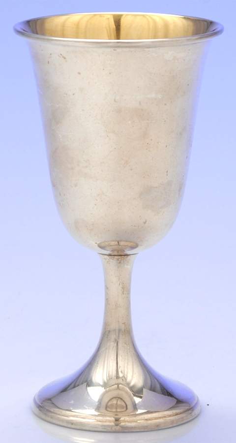 0320 (Sterling, Hollowware) Water Goblet by International Silver-1