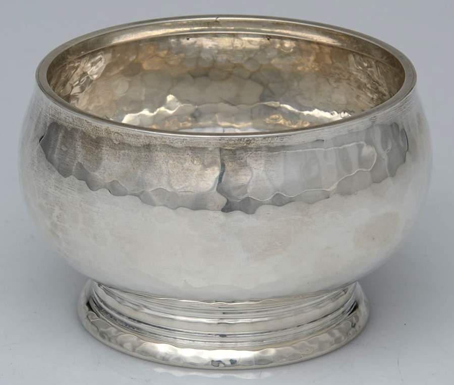 Royal Danish (Strl, Hlwr, Hand Hammered) Waste Bowl by International Silver-1