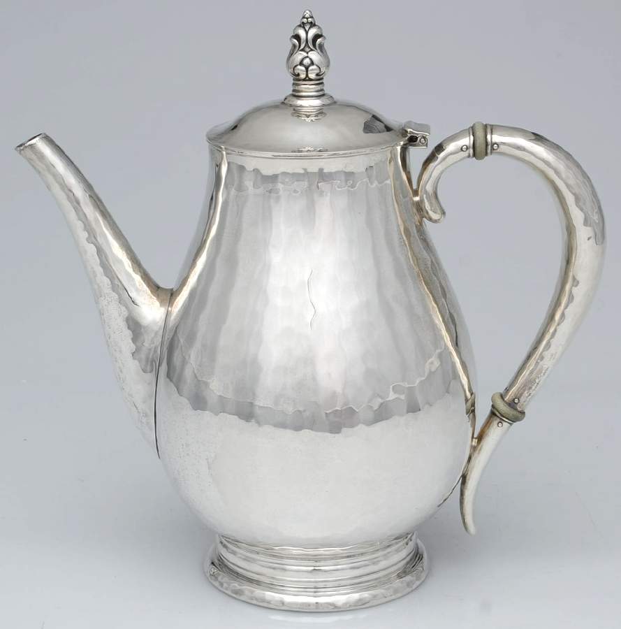 Royal Danish (Strl, Hlwr, Hand Hammered) Coffee Pot by International Silver-1