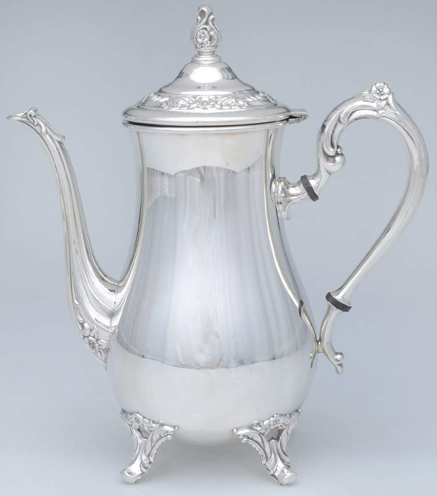 INS408 (Silverplate, Hollowware) Silverplate Coffee Pot by International Silver-1