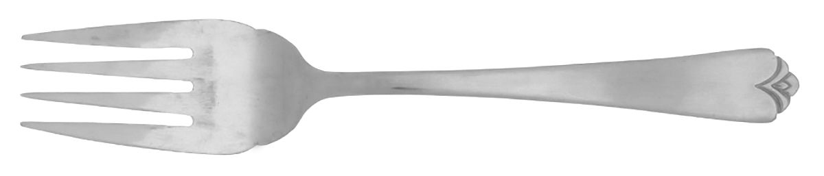 INS409 (Stainless) Medium Solid Cold Meat Serving Fork by International Silver-1