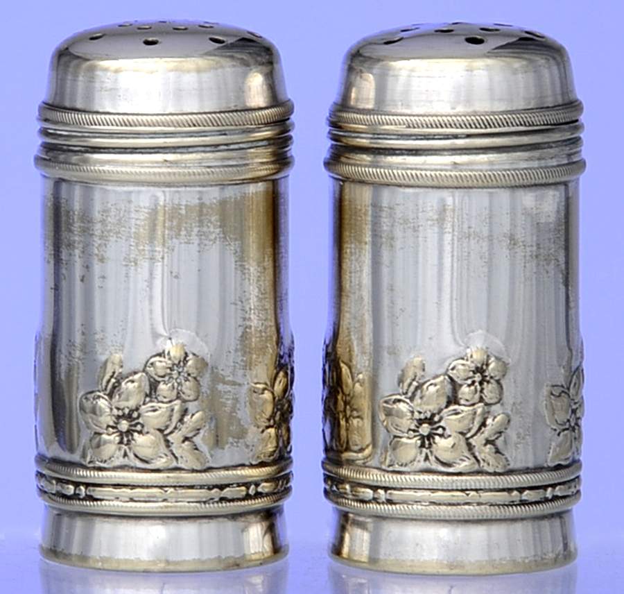 INS413 (Silverplate, Hollowwware) Salt & Pepper Set by International Silver-1