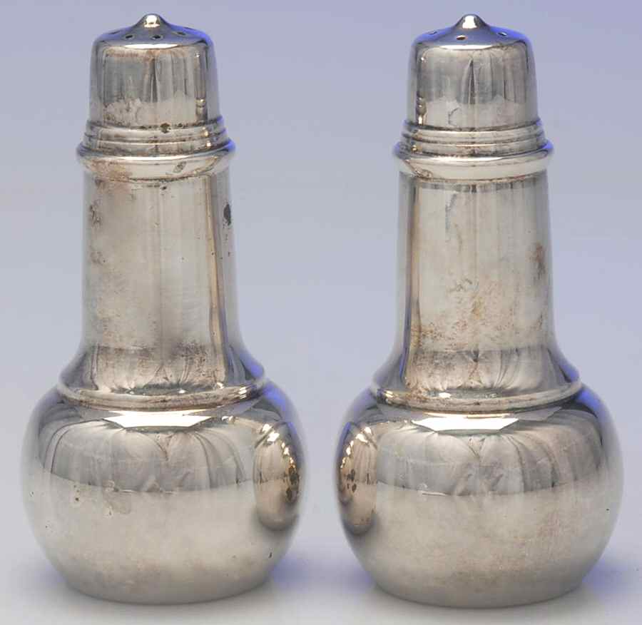 964S (Silverplate, Hollowware) Salt & Pepper Set by International Silver-1