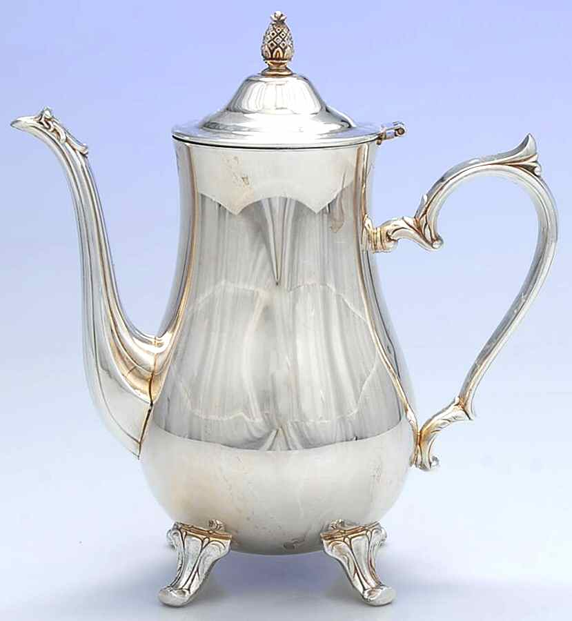 INS417 (Silverplate, Hollowware) Silverplate Coffee Pot by International Silver-1