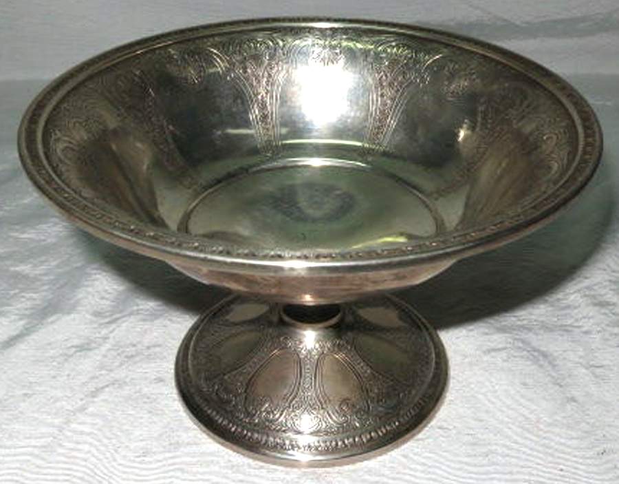 Persian (Sterling, Hollowware) Round Compote (Height X Width) by International Silver-1