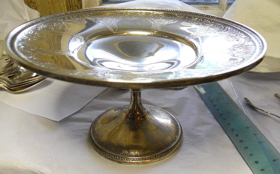 Persian (Sterling, Hollowware) Round Compote (Height X Width) by International Silver-1