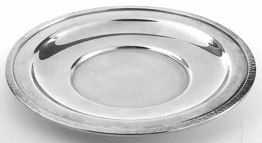 7015 (Silverplate, Hollowware) Underplate for Creamer with Hinged Lid by International Silver-1