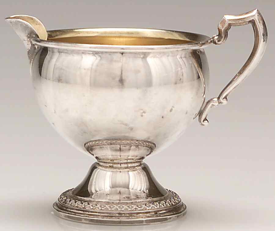 3000 (Sterling, Hollowware) Weighted Mini Creamer by International Silver-1