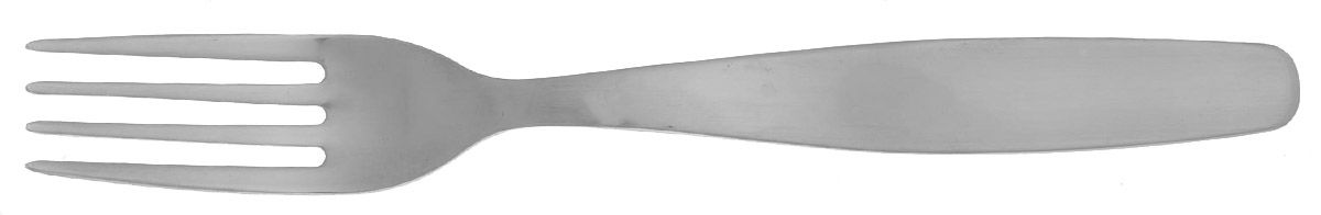 IKE8 (Stainless) Large Solid Cold Meat Serving Fork by Ikea Flatware-1