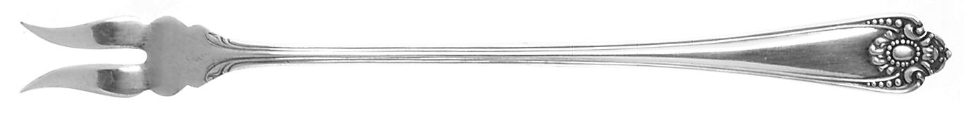INS420 (Silverplate) Short Handle Pickle/Olive Fork by International Silver-1