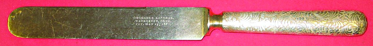 INS421 (Silverplate) Blunt Solid Knife by International Silver-1