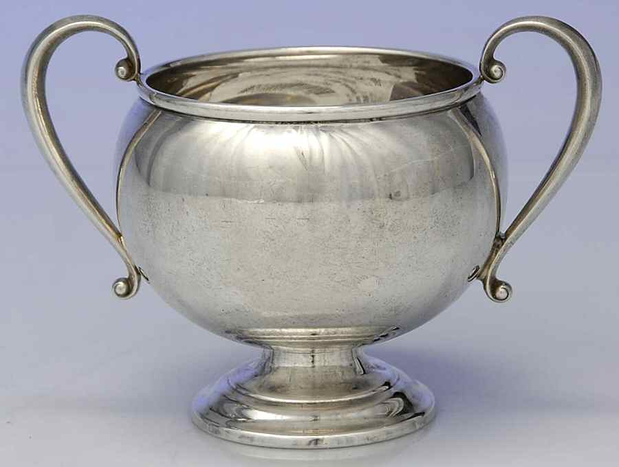 C111 (Sterling, Hollowware) Mini Open Sugar Bowl by International Silver-1