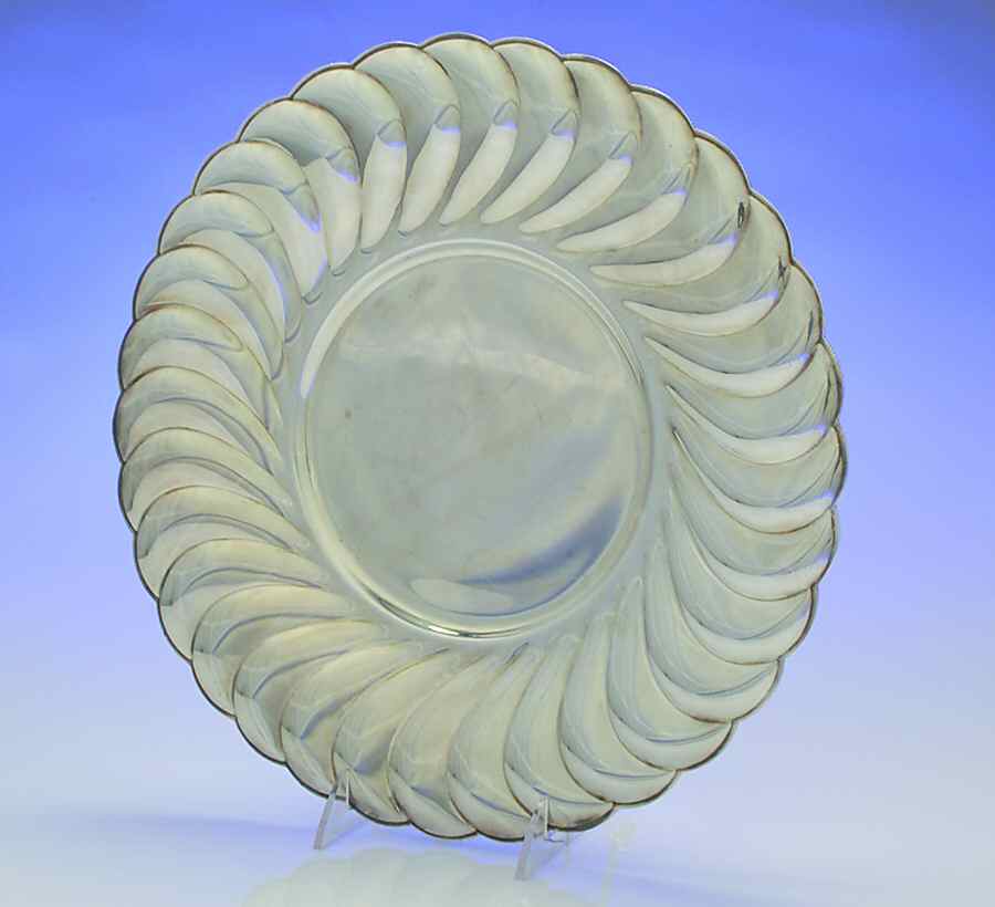 Waverly (Silverplate, Hollowware) 13" Round Ruffled Edge Tray by International Silver-1