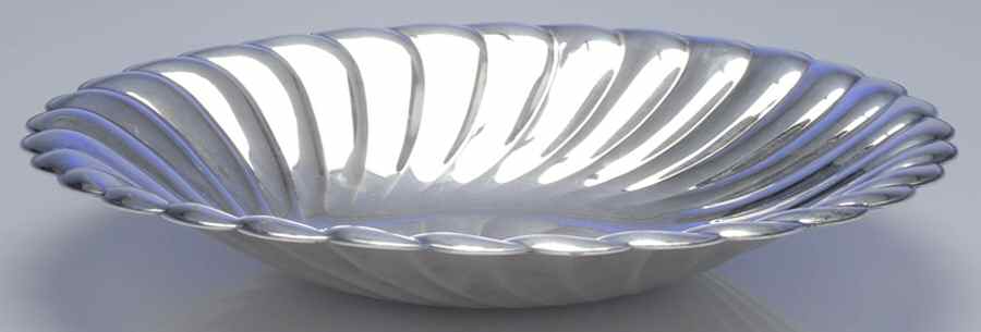 Waverly (Silverplate, Hollowware) 10" Round Low Vegetable Bowl by International Silver-1