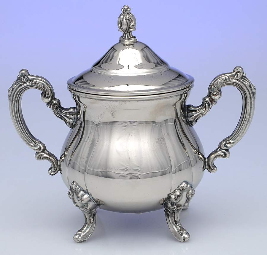 INS430 (Silverplate, Hollowware) Sugar Bowl & Lid by International Silver-1