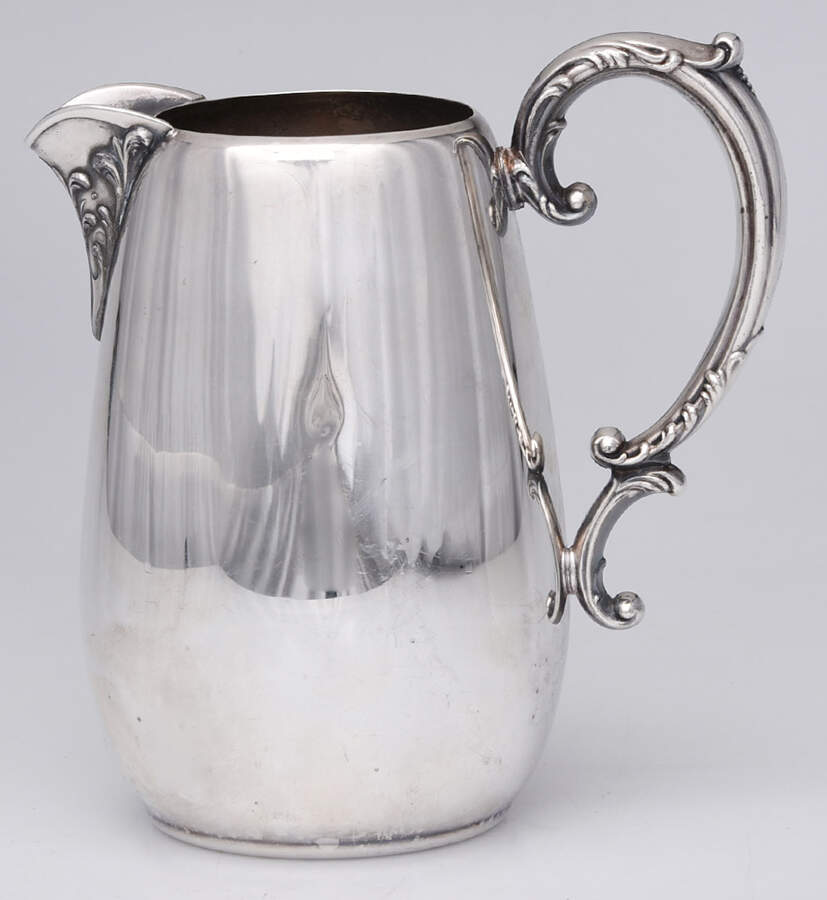 Spring Flower (Silverplate, Hollowware) Ice Lip Water Pitcher by International Silver-1