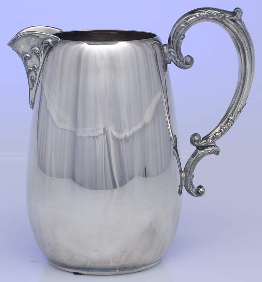 Spring Flower (Silverplate, Hollowware) Ice Lip Water Pitcher by International Silver-1