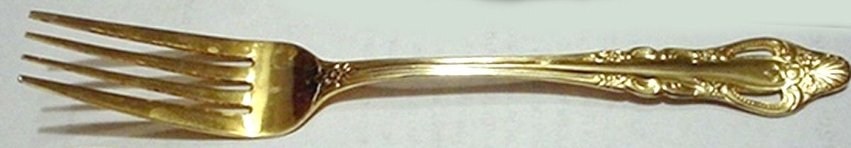 Golden Grand Elegance Fork by International Silver-1