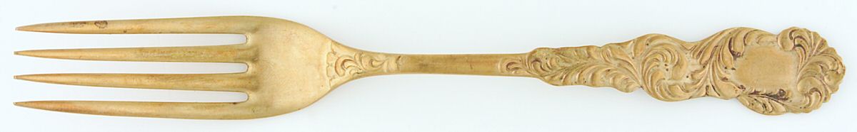 Golden Rialto (Silverplate, 1894) Fork by International Silver-1