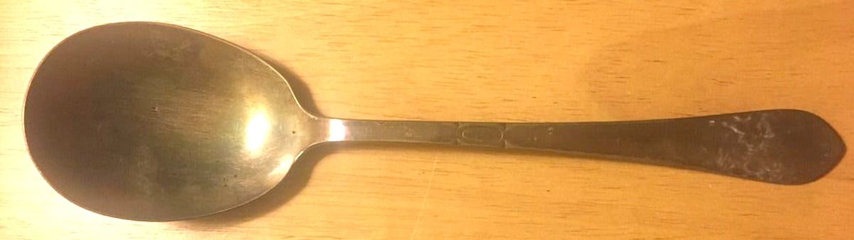 INS451 (Silverplate) Solid Salad Serving Spoon by International Silver-1