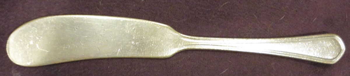 INS452 (Silverplate) Flat Handle Butter Spreader by International Silver-1