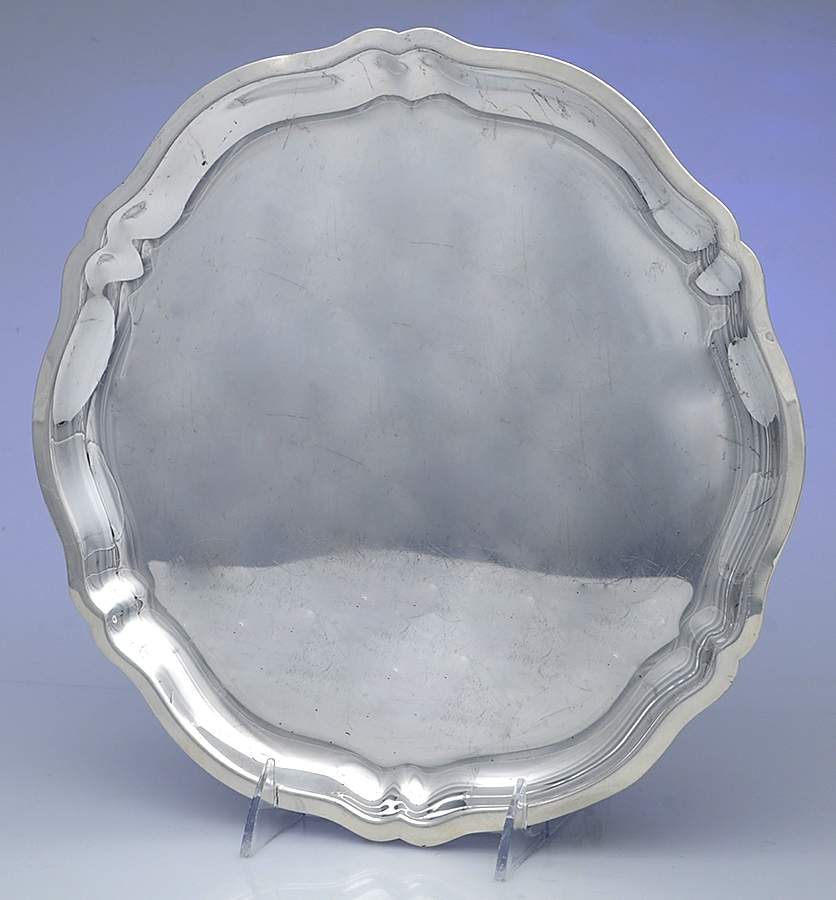 Chatham (Silverplate, Hollowware) 11" Round Tray by International Silver-1