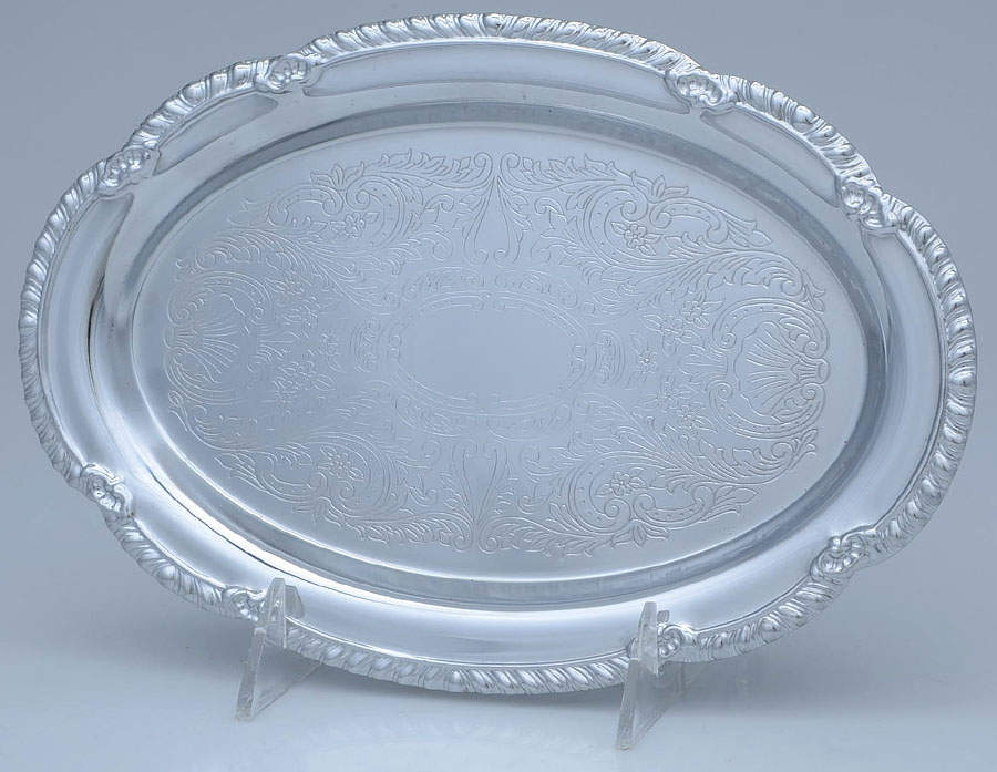 Irvinware Silverplate Hollowware 9" Dresser Tray by Irvinware-1